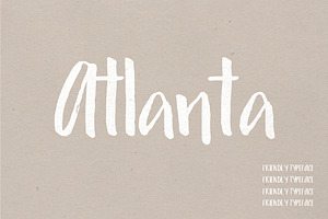 Atlanta Friendly Typeface