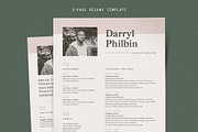 Resume with Picture / CV with Photo, a Resume Template by More Profesh (Thumbnail 2 of 8)