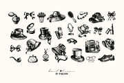 Vintage Beauty Sketches, an Object Illustration by Elena Pimonova (Thumbnail 2 of 8)
