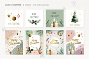 Cozy Christmas Watercolor Set, an Illustration by Hanna's ArtLab (Thumbnail 7 of 9)