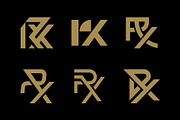 Letter RX Logo Set, a Branding & Logo Template by Buqancreative (Thumbnail 4 of 4)