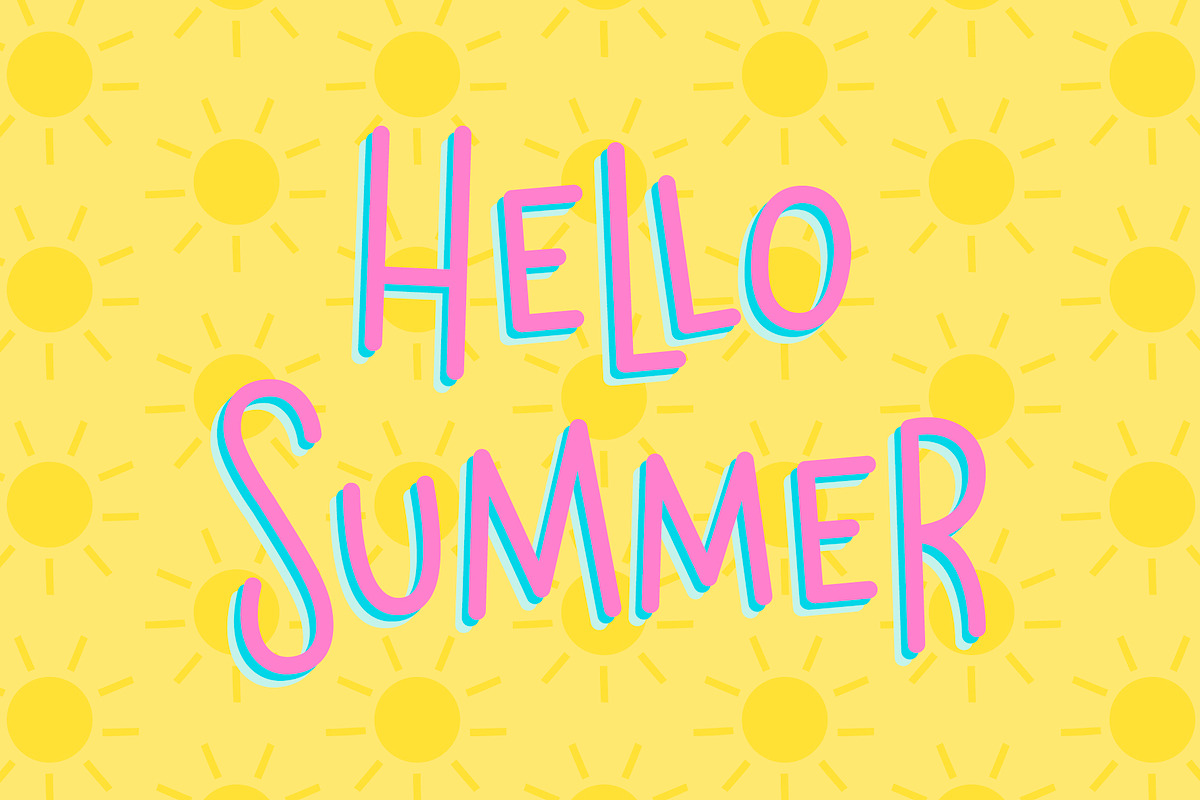 My Only Sunshine Font, a Sans Serif Font by Miss Tiina (Photo 3 of 5)
