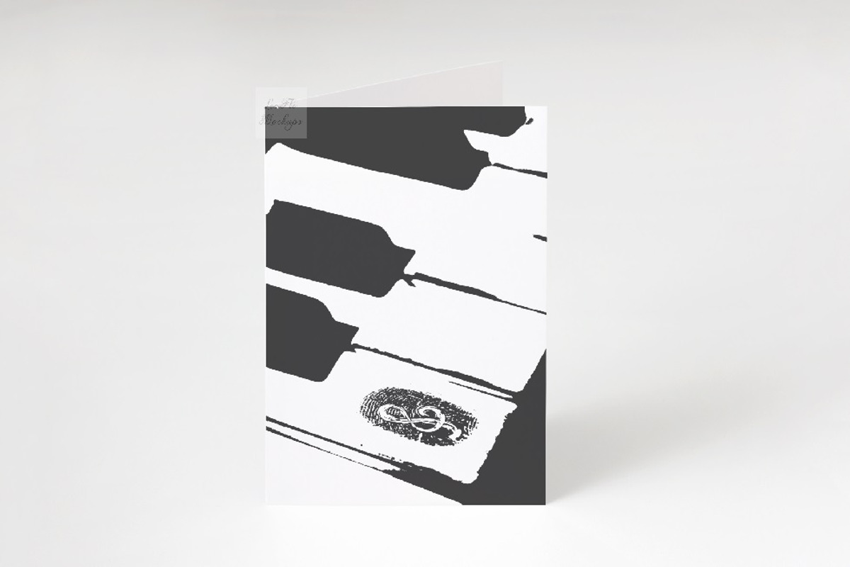 Greeting Card A6 A5 mockup invite, a Print Template by Leo Flo Mockups (Photo 3 of 7)