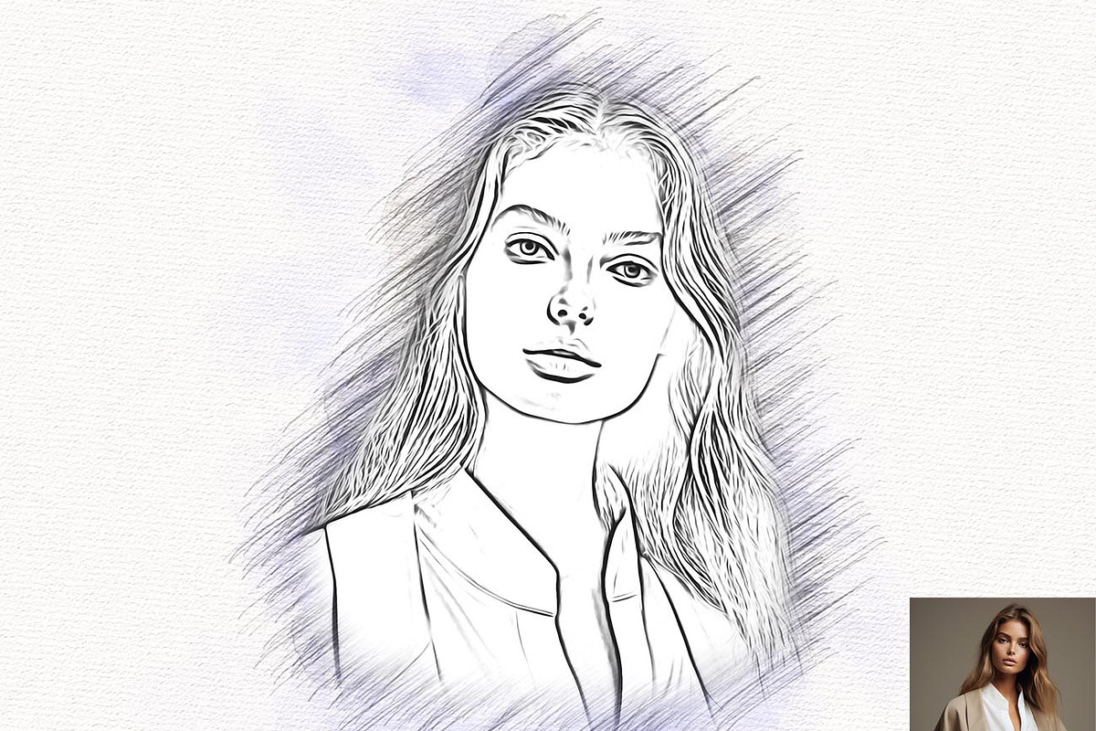 Oil & Pencil Art Generator Photoshop, an Action Add-On by Studio Retouch (Photo 13 of 13)