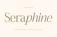 Seraphine Modern Font Serif