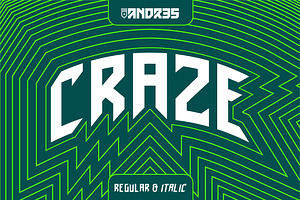 Craze Pro Typeface