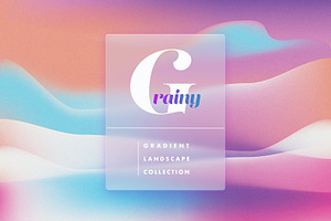 Grainy Gradient Landscape Collection