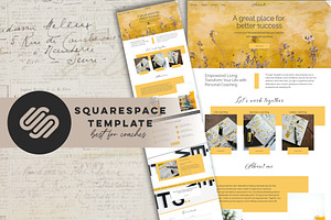 SQUARESPACE COACH Website Template