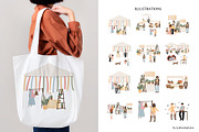 summer market clipart | svg png ai, a Seasonal Illustration by LyubovZaytseva (Thumbnail 6 of 15)