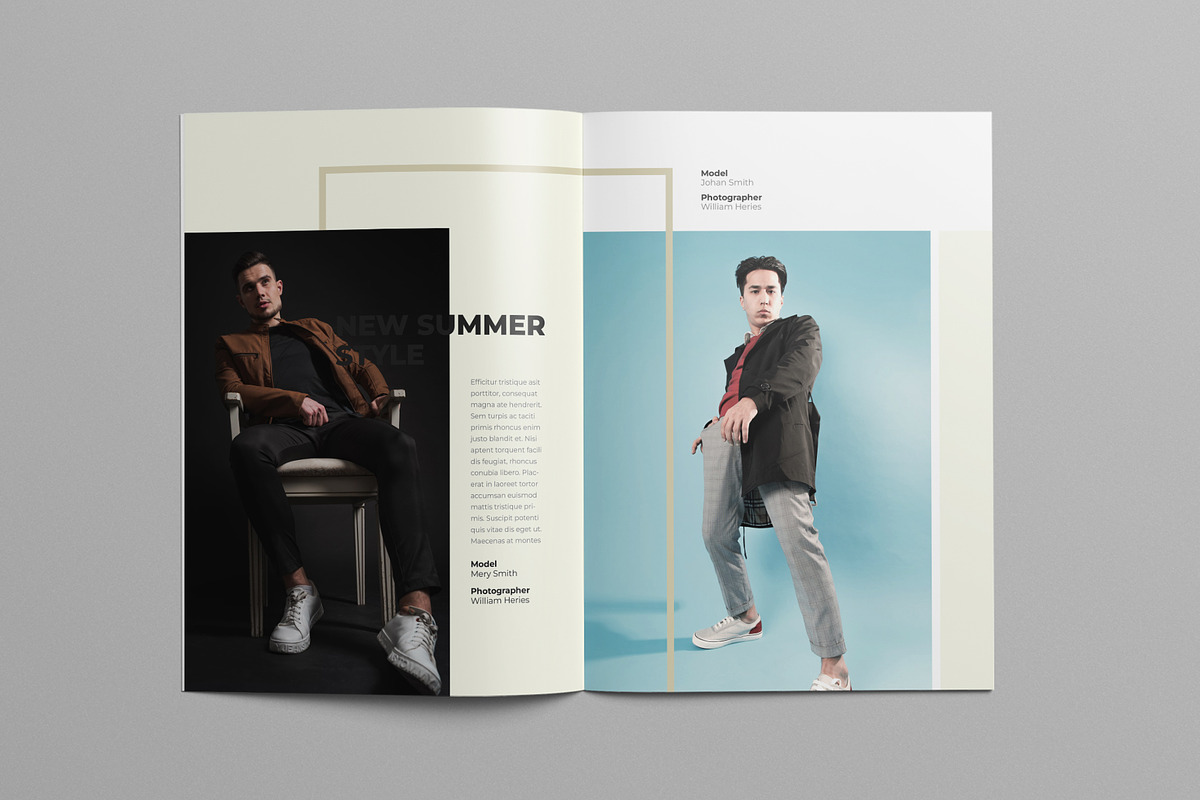 Fashion Lookbook | Canva & InDesign preview 5