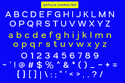 Gatilca - Modern Futuristic Sans, a Sans Serif Font by RagamKata (Thumbnail 9 of 10)