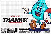 Waterdrop Cute Retro Cartoon, an Object Illustration by Gohsantosa (Thumbnail 7 of 7)