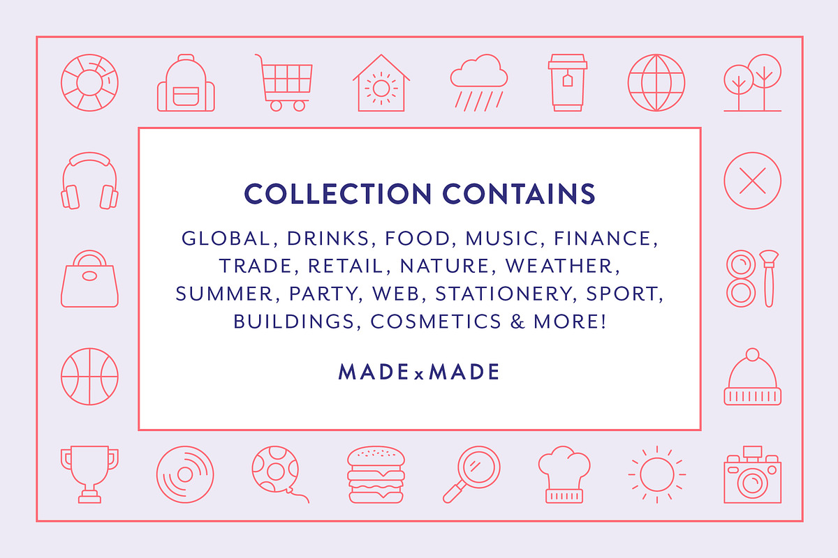 Miscellaneous Line Icons, an Outline Icon by Made by Made (Photo 2 of 7)