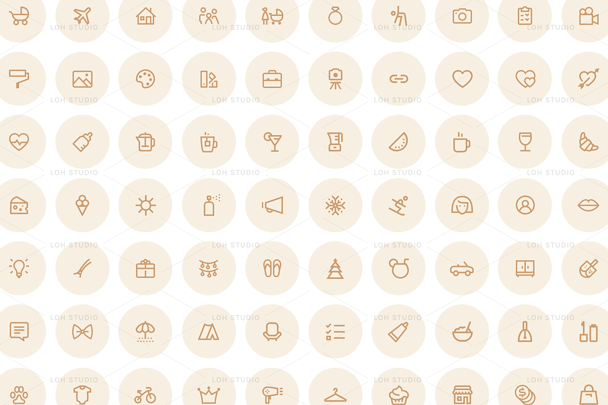 Instagram Highlights Icon Kit, a Graphic by Loh Studio (Photo 2 of 3)