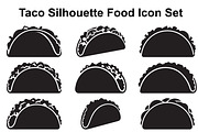 Tasty Taco Silhouette Collection, an Object Graphic by Designs_River (Thumbnail 1 of 3)
