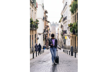 Tourist Girl in the City