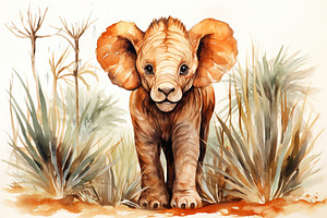Group of African safari animals toge, an Animal Photo by Pixeness Studio