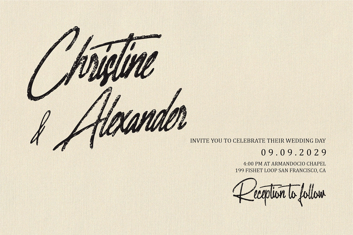 Starpick Rockbily Handwritten Script, a Script Font by Tyedge Studio (Photo 4 of 7)