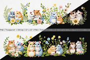 Hamster Embroidery Clipart, a Graphic by Artnoy (Thumbnail 2 of 5)