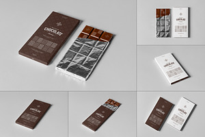 Chocolate Mock-up, a Packaging Mockup by Yogurt86