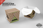 Noodle Box Packaging Mockup, a Packaging Mockup by INCDesign (Thumbnail 1 of 6)