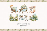 Quite Spring Living Collection, a Seasonal Illustration by PeDe Designs (Thumbnail 5 of 27)