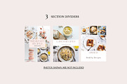Recipe Book Template Canva 1, a Magazine Template by Deepa Template Studio (Thumbnail 5 of 10)