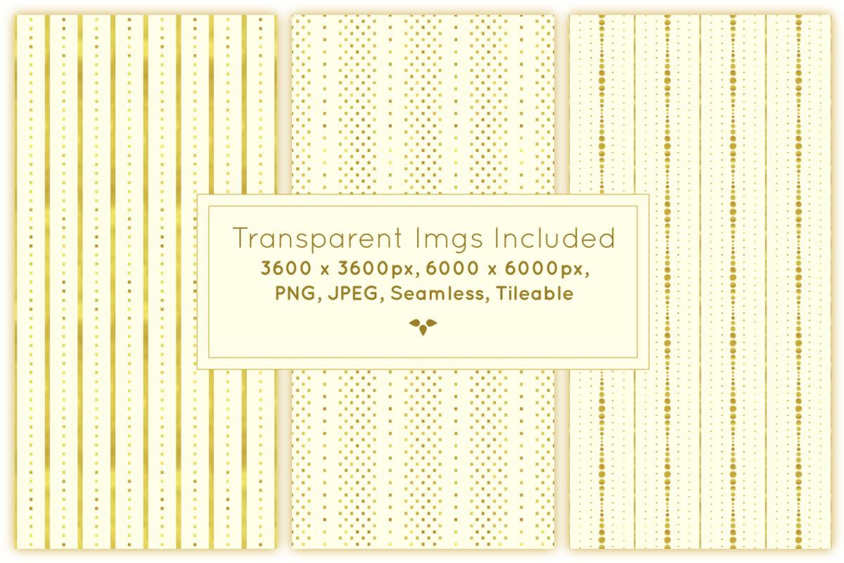 Gold Glitter Stripes, Vol 1, a Pattern Graphic by HMJS Designs (Photo 6 of 7)