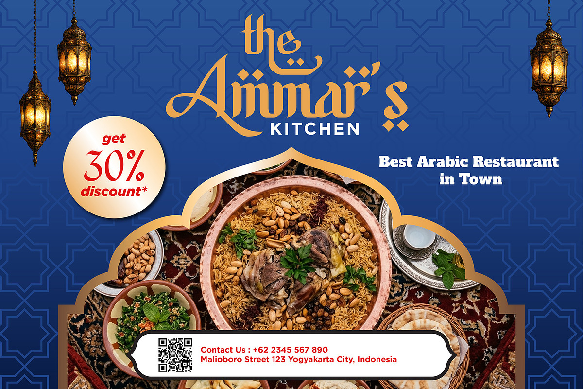 Ammar Arabic Font Style, a Script Font by bazzier_graphik (Photo 8 of 10)