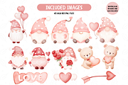 Cute Valentine Clipart Set, an Illustration by TatiMockup (Thumbnail 2 of 5)