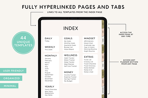 Undated Digital Life Planner IPad