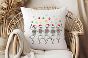 Merry Christmas Dancing Skeletons, an Illustration by DreamCafeArt (Thumbnail 6 of 7)