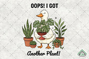 Oops I Got Another Plant Goose PNG, an Illustration by Craft Nest (Thumbnail 1 of 6)