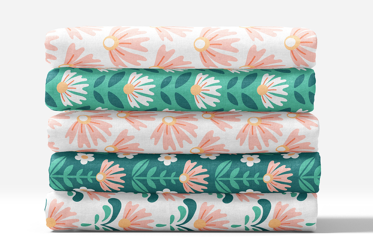 20 Cute and Sweet floral patterns, a Pattern Graphic by RevolutionizZed (Photo 3 of 16)
