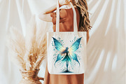 Forest Fairy Watercolor Clipart, an Illustration by Pixels.Craft (Thumbnail 5 of 7)