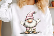 Whimsical Easter Gnome Clipart, an Illustration by designcity5 (Thumbnail 4 of 5)