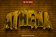 Athena 3D editable text effect, a Layer Style Add-On by Hello Muh (Thumbnail 1 of 2)