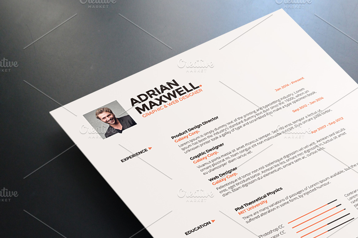 Clean Resume, a Resume Template by Unstack (Photo 3 of 3)