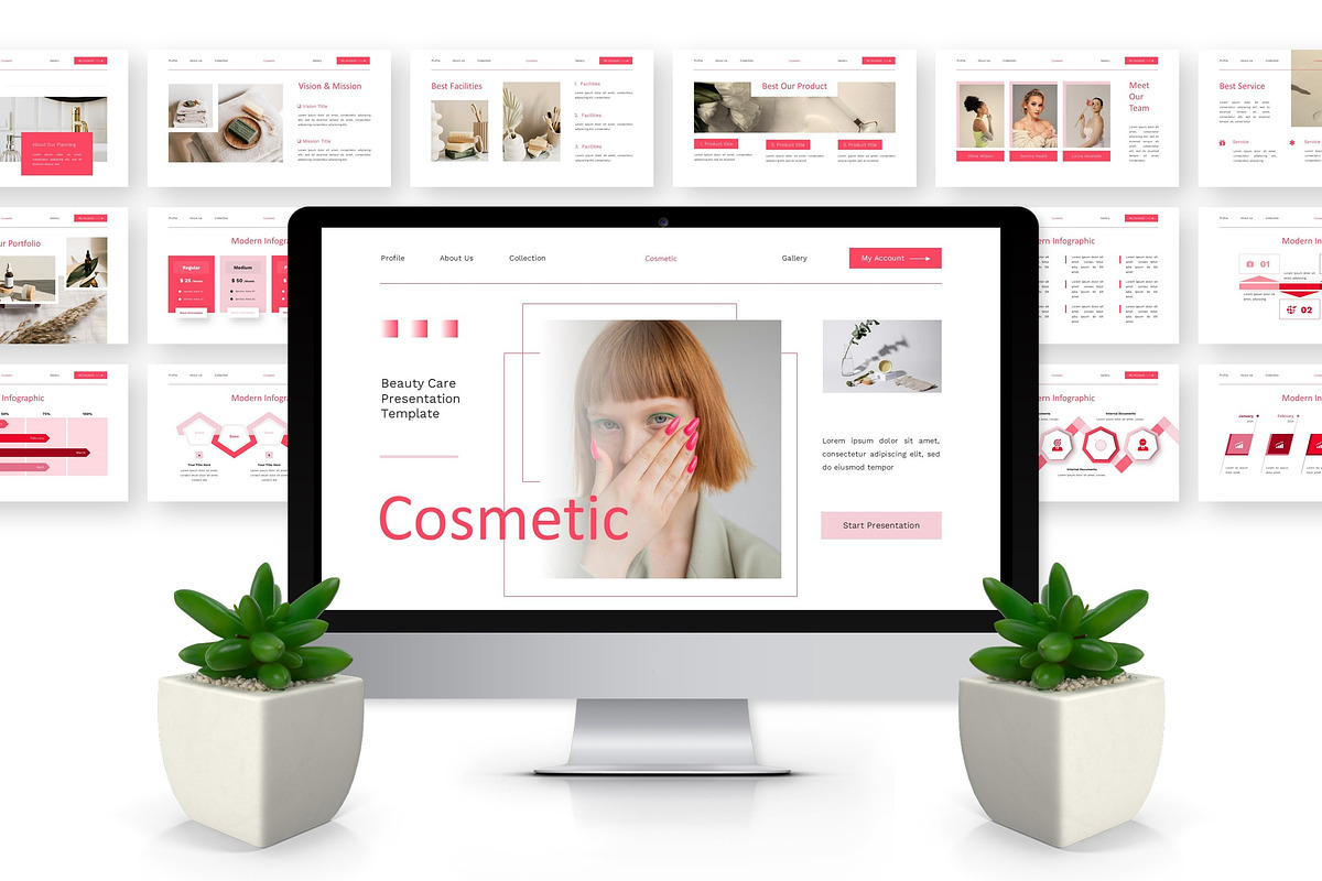 Cosmetic - Beauty Care Powerpoint preview 2