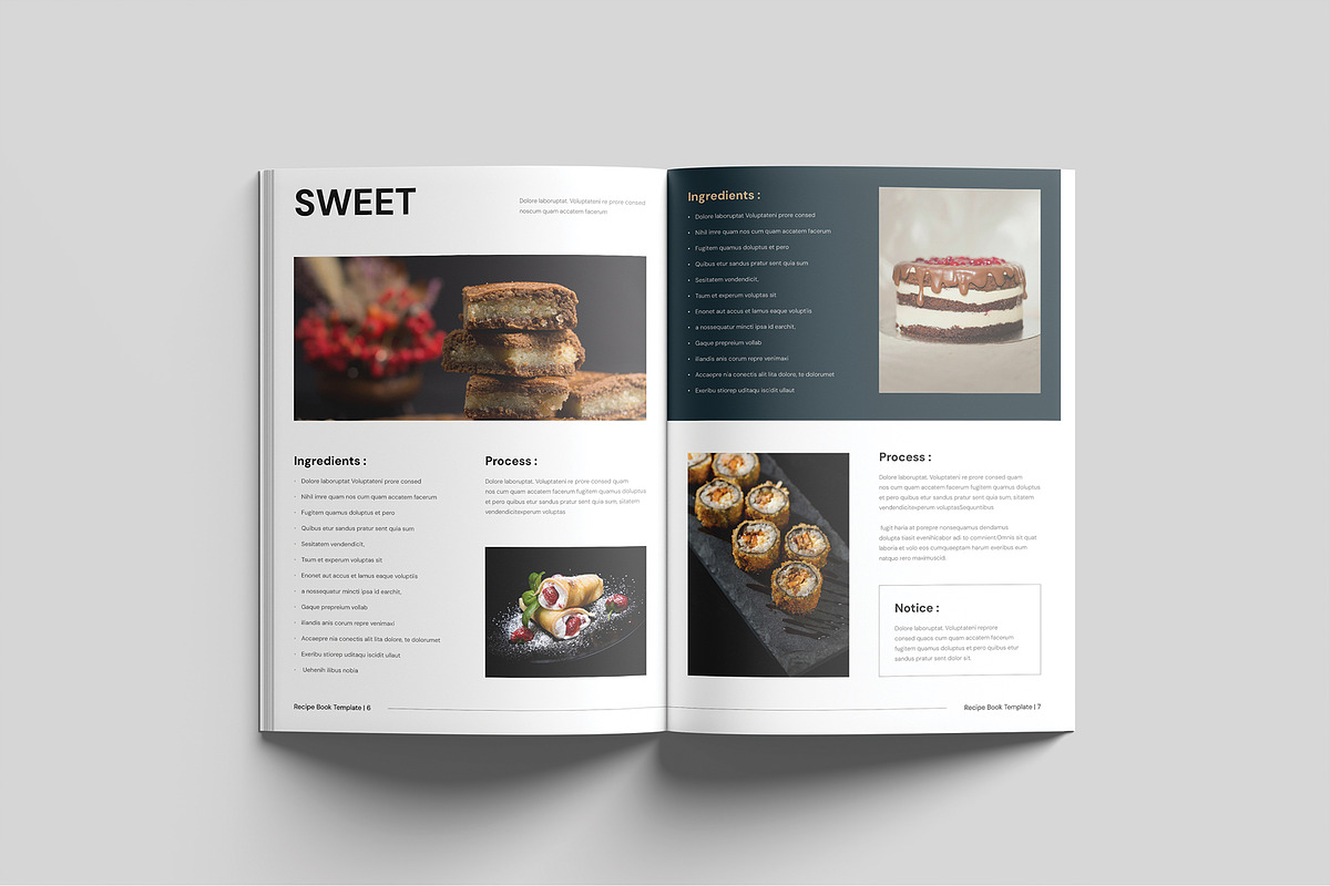 Recipe Book Template, a Brochure Template by Cleffon_Graphic_Studio (Photo 4 of 9)