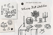 Whimsy Fall Handdrawn Autumnal Icons, a Decorative Illustration by SunnyAfternoons (Thumbnail 1 of 11)