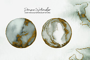 Dusky and Gold Watercolor Textures, a Texture Graphic by Marmoris.Arts (Thumbnail 10 of 13)