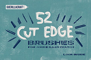 Cut Edge Brushes for Illustrator, a Brush Add-On by Guerillacraft (Thumbnail 1 of 4)