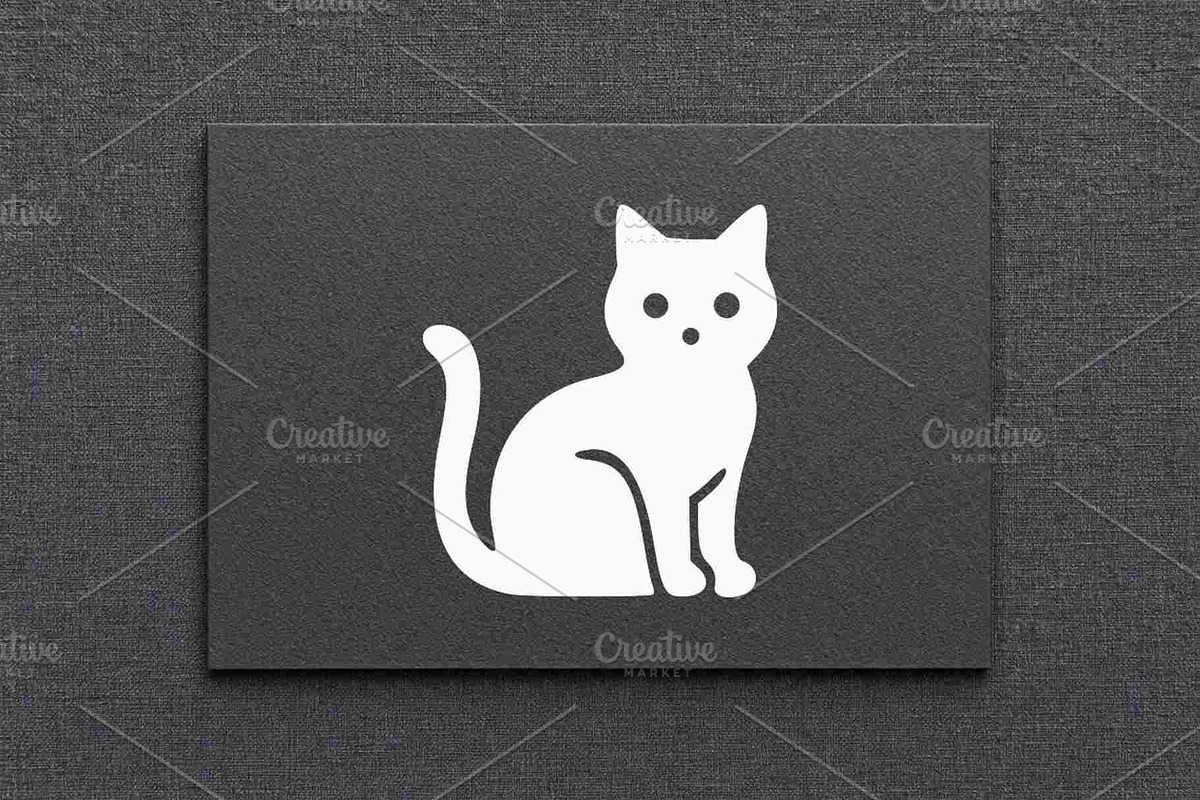 Sitting Cat Silhouette Vector, an Animal Illustration by Vectorium Studio (Photo 4 of 4)
