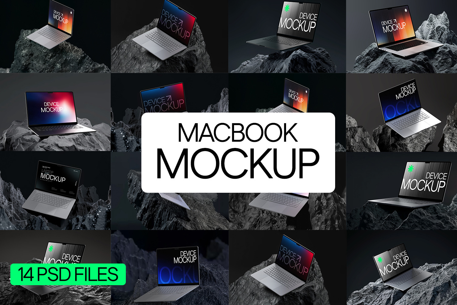 Mac book Laptop Mockup