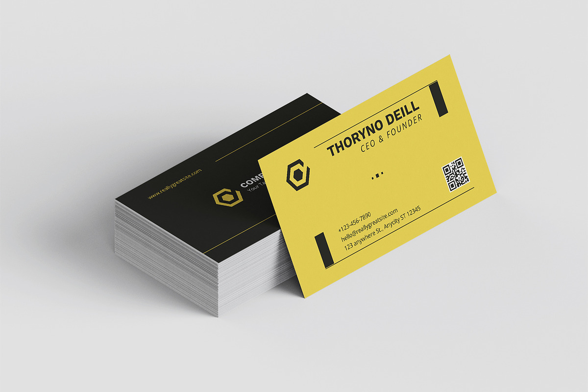 Modern Minimalist Business Card, a Business Card Template by Artnivora.Std