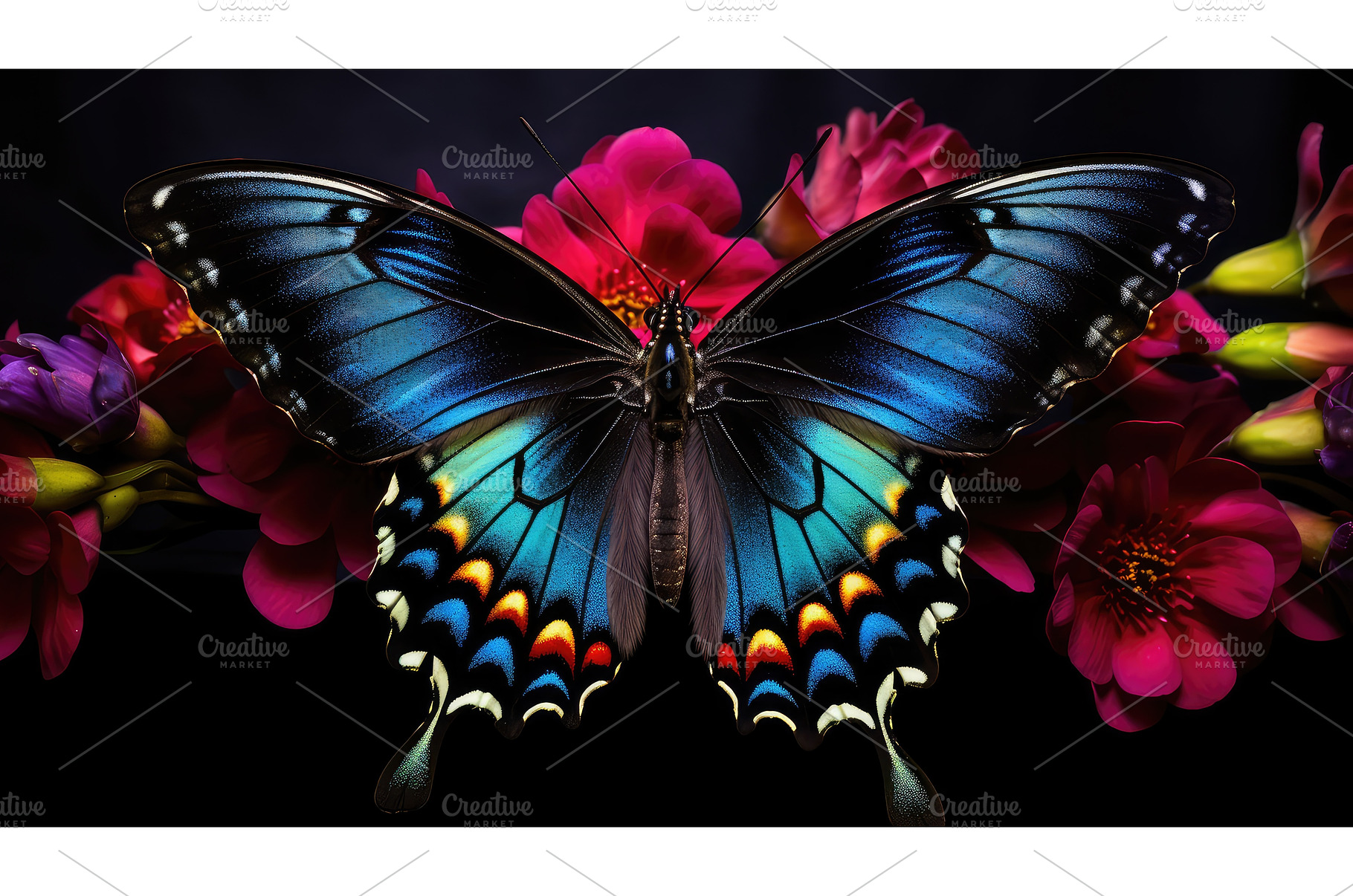 up dark rainbow ai generated, a Background Photo by pikepicture