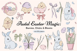 Easter & Spring Set, a Seasonal Illustration by Iryna Danyliuk