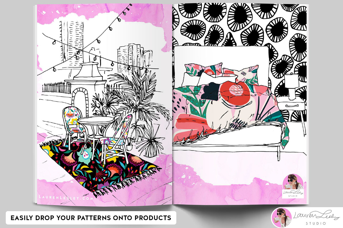Mock Up Scene Creator for Home Decor, a Household Mockup by Lauren Lesley Studio (Photo 3 of 6)