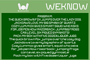 Optical Phenomena font, a Sans Serif Font by weknow (Thumbnail 6 of 8)